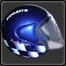 peinture sur casque ARAI pour Ducati S4R